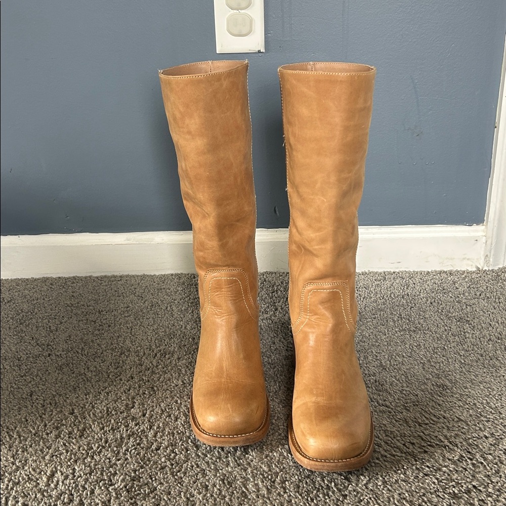Steve Madden Riggs Banana Leather Boots - Picture 6 of 9